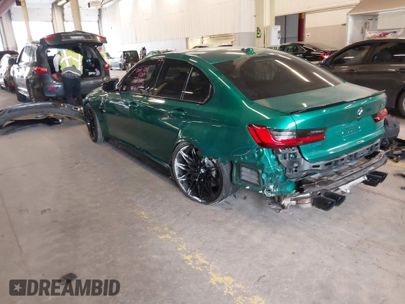 2024 BMW M3 Competition xDrive with VIN WBS43AY0XRFT45221, listed as a IAAI auction lot 42254646 with Not provided miles and . Bid and sale history available at DreamBid. Image 3.