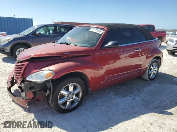 2005 Chrysler PT Cruiser Touring with VIN 3C3EY55E65T363403, listed as a Copart auction lot 77110894 with 94,509 mi miles and Salvage Title. Bid and sale history available at carsss.com. Image 1.