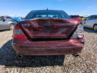 2007 Mercedes-Benz E 350 with VIN WDBUF87X87B139243, listed as a Copart auction lot 48428485 with 65,552 mi miles and Salvage Title. Bid and sale history available at DreamBid. Image 6.