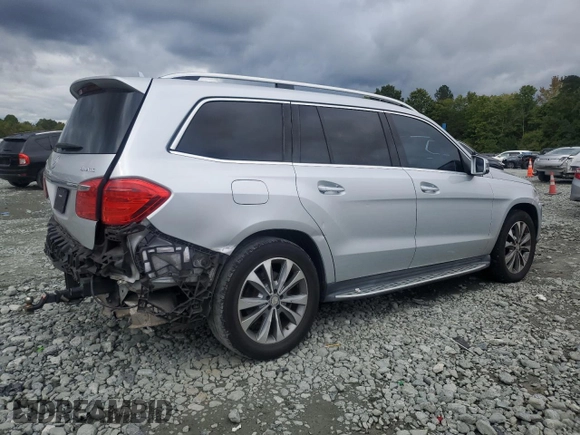 2016 Mercedes-Benz GL with VIN 4JGDF6EE8GA627407, listed as a Copart auction lot 73913644 with 104,366 mi miles and Salvage Title. Bid and sale history available at carsss.com. Image 3.