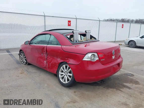2008 Volkswagen Eos Turbo с VIN WVWBA71F88V050967, выставлен на аукционе IAAI как лот 41720844 с пробегом 137 819 миль миль и . История ставок и продаж доступна на DreamBid. Изображение 3.