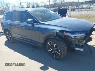 2020 Volvo XC90 Momentum with VIN YV4A22PK3L1535353, listed as a IAAI auction lot 41814583 with 90,073 mi miles. Bid and sale history available at carsss.com. Image 1.