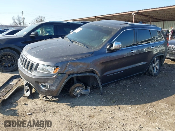 2014 Jeep Grand Cherokee Limited with VIN 1C4RJEBGXEC499052, listed as a IAAI auction lot 41665838 with 160,473 mi miles. Bid and sale history available at carsss.com. Image 17.