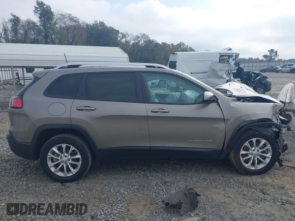 2020 Jeep Cherokee Latitude with VIN 1C4PJLCB8LD525508, listed as a IAAI auction lot 40972966 with 28,609 mi miles and . Bid and sale history available at DreamBid. Image 13.