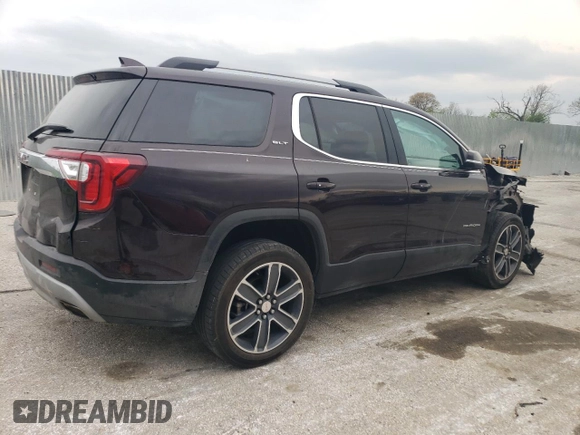 2020 GMC Acadia SLT z VIN 1GKKNMLSXLZ169445, wystawiony jako Copart lot #53445145 z przebiegiem 32 860 mil mil oraz Szkoda całkowita • Salvage title. Historia ofert i sprzedaży dostępna na DreamBid. Obrazek 3.