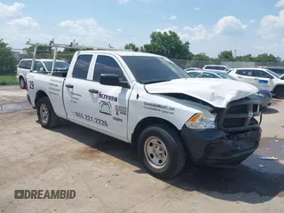 2022 Ram 1500 Tradesman z VIN 1C6RR6FG5NS154825, wystawiony jako IAAI lot #42316379 z przebiegiem 75 347 mil mil oraz . Historia ofert i sprzedaży dostępna na DreamBid. Obrazek 1.
