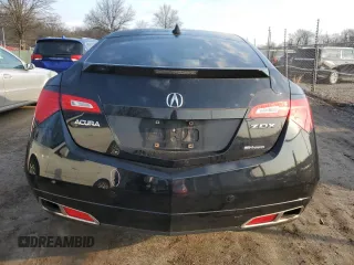 2012 Acura ZDX Tech Pkg with VIN 2HNYB1H43CH500609, listed as a Copart auction lot 42578895 with 171,081 mi miles and Salvage Title. Bid and sale history available at carsss.com. Image 6.