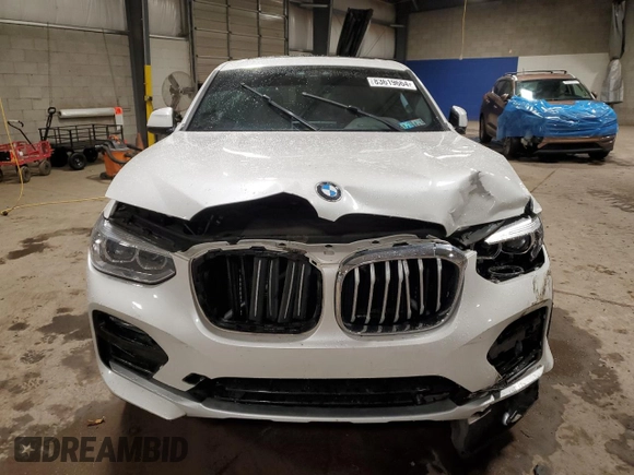2020 BMW X4 xDrive30i with VIN 5UX2V1C0XLLZ32784, listed as a Copart auction lot 83619664 with Not provided miles and Salvage title. Bid and sale history available at DreamBid. Image 5.