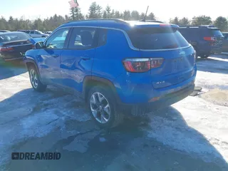 2020 Jeep Compass Limited with VIN 3C4NJDCB1LT147961, listed as a IAAI auction lot 41508964 with 74,613 mi miles. Bid and sale history available at carsss.com. Image 3.