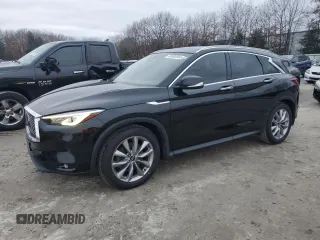 2020 Infiniti QX50 LUXE with VIN 3PCAJ5M34LF100272, listed as a Copart auction lot 84900084 with 65,658 mi miles and Salvage Title. Bid and sale history available at carsss.com. Image 1.