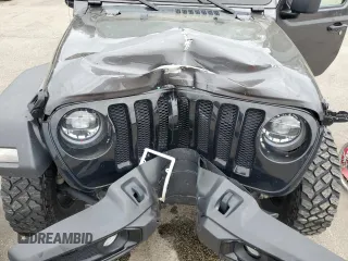 2022 Jeep Wrangler Unlimited Willys with VIN 1C4HJXDM6NW135462, listed as a Copart auction lot 53467564 with 22,028 mi miles and Non Repairable. Bid and sale history available at DreamBid. Image 11.
