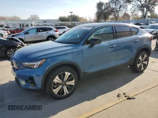 2023 Volvo C40 Recharge Pure Electric Plus with VIN YV4ED3GL4P2034885, listed as a Copart auction lot 83592894 with 19,559 mi miles and Salvage Title. Bid and sale history available at carsss.com. Image 1.