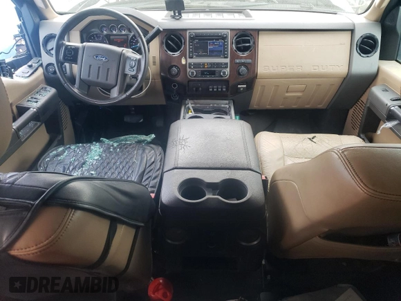 2012 Ford F-250 XL with VIN 1FT7W2BTXCEC92408, listed as a Copart auction lot 49335635 with 218,785 mi miles and Salvage Title. Bid and sale history available at DreamBid. Image 8.