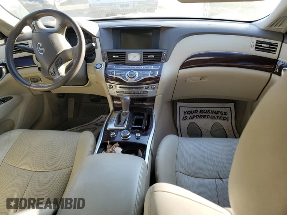 2011 Infiniti M37 with VIN JN1BY1ARXBM374134, listed as a Copart auction lot 76784864 with 0 mi miles and Salvage Title. Bid and sale history available at carsss.com. Image 8.