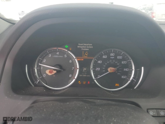 2020 Acura TLX with VIN 19UUB3F38LA001329, listed as a Copart auction lot 42044105 with 41,300 mi miles and Salvage Title. Bid and sale history available at carsss.com. Image 9.