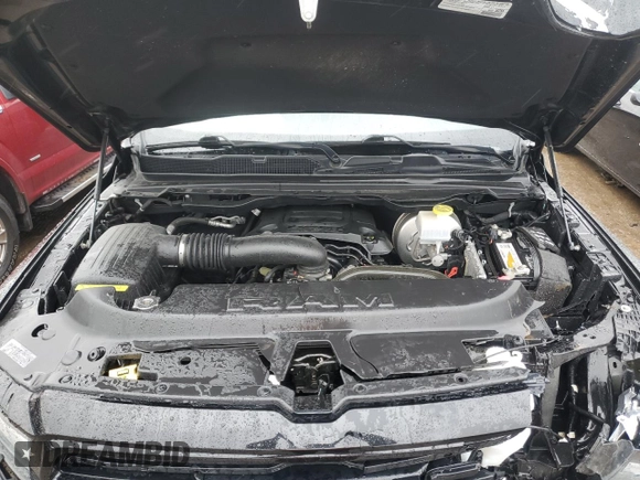 2021 Ram 1500 Big Horn with VIN 1C6SRFBT7MN729234, listed as a Copart auction lot 46861725 with 44,789 mi miles and Salvage Title. Bid and sale history available at carsss.com. Image 11.