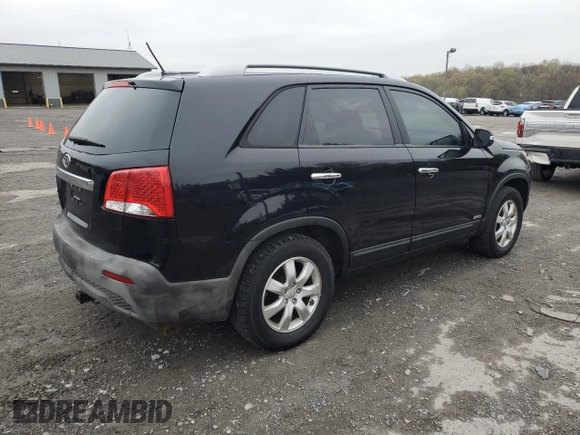 2012 Kia Sorento LX with VIN 5XYKTDA2XCG280029, listed as a Copart auction lot 52933215 with 134,701 mi miles and Clean Title. Bid and sale history available at carsss.com. Image 3.
