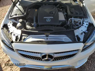 2018 Mercedes-Benz C 300 with VIN WDDWK4JB8JF698762, listed as a Copart auction lot 87129584 with 28,791 mi miles and Salvage Title. Bid and sale history available at DreamBid. Image 11.
