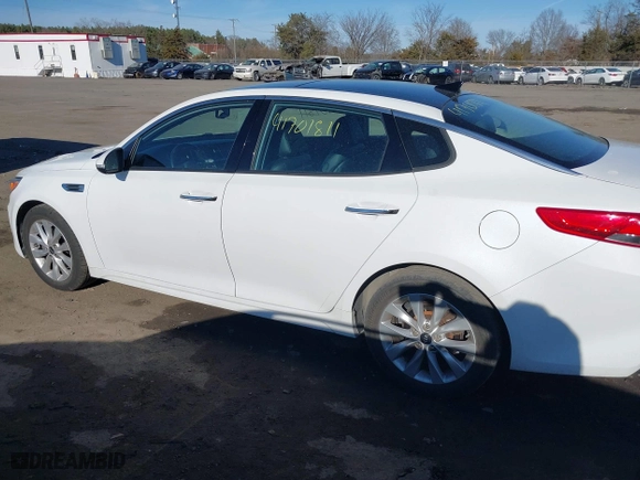 2017 Kia Optima EX with VIN 5XXGU4L30HG126899, listed as a IAAI auction lot 41701811 with 115,196 mi miles. Bid and sale history available at carsss.com. Image 14.