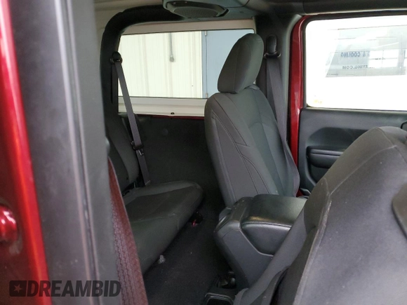 2021 Jeep Wrangler Sport S with VIN 1C4HJXAG9MW774173, listed as a Copart auction lot 47848865 with 43,602 mi miles and Salvage Title. Bid and sale history available at DreamBid. Image 11.