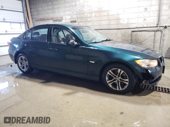 2008 BMW 3 Series 328xi with VIN WBAVC93568K044042, listed as a Copart auction lot 48079995 with 157,523 mi miles and Clean title. Bid and sale history available at DreamBid. Image 4.