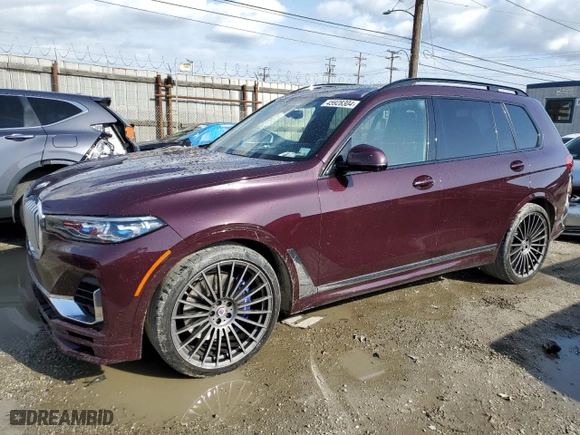 2022 BMW X7 ALPINA XB7 with VIN 5UXCX6C14N9K25149, listed as a Copart auction lot 45928304 with 11,717 mi miles. Bid and sale history available at carsss.com. Image 1.