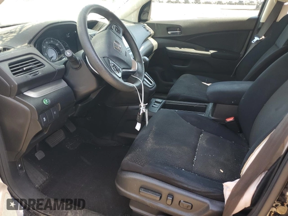 2015 Honda CR-V EX with VIN 2HKRM4H52FH614207, listed as a Copart auction lot 54882745 with 35,403 mi miles and Salvage Title. Bid and sale history available at DreamBid. Image 7.