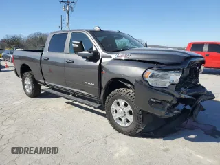 2023 Ram 2500 Big Horn with VIN 3C6UR5DL9PG530473, listed as a Copart auction lot 48253615 with 29,549 mi miles and Salvage title. Bid and sale history available at DreamBid. Image 4.
