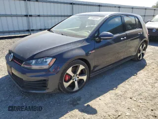2017 Volkswagen Golf GTI Autobahn with VIN 3VW547AU1HM026617, listed as a Copart auction lot 74368554 with 81,943 mi miles and Salvage Title. Bid and sale history available at carsss.com. Image 1.