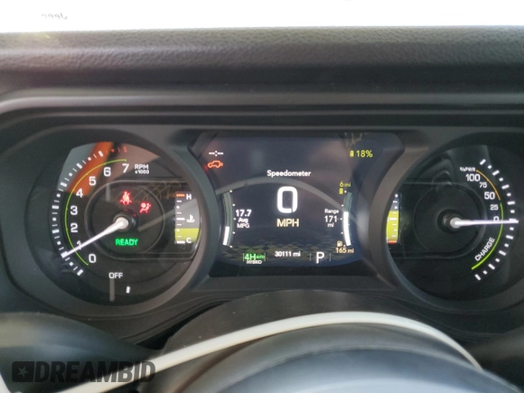 2024 Jeep Wrangler Sport S with VIN 1C4RJXN63RW142251, listed as a Copart auction lot 57103095 with 30,111 mi miles and Salvage title. Bid and sale history available at DreamBid. Image 9.