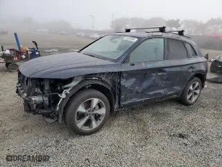 2020 Audi Q5 Premium with VIN WA1ANAFY1L2098550, listed as a Copart auction lot 46002835 with 64,491 mi miles and Salvage Title. Bid and sale history available at carsss.com. Image 1.