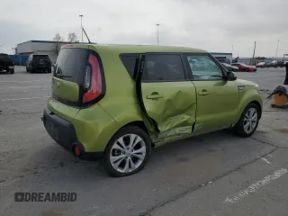 2015 Kia Soul + with VIN KNDJP3A5XF7765583, listed as a Copart auction lot 50600015 with 91,069 mi miles and Salvage Title. Bid and sale history available at carsss.com. Image 3.
