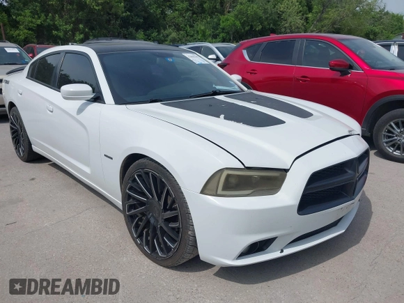2013 Dodge Charger RT with VIN 2C3CDXCT1DH654737, listed as a IAAI auction lot 42069208 with 226,509 mi miles. Bid and sale history available at carsss.com. Image 1.