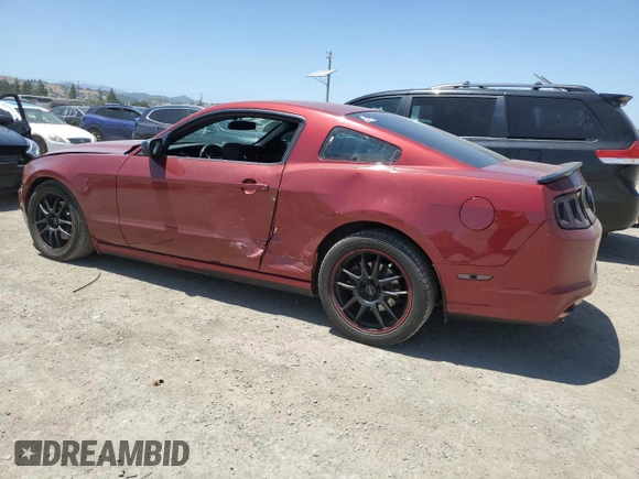 2014 Ford Mustang V6 with VIN 1ZVBP8AM5E5217295, listed as a Copart auction lot 61472765 with 141,580 mi miles and Salvage title. Bid and sale history available at DreamBid. Image 2.