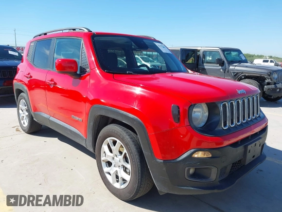 2018 Jeep Renegade Altitude z VIN ZACCJABB6JPG68976, wystawiony jako IAAI lot #42199152 z przebiegiem 113 606 mil mil oraz . Historia ofert i sprzedaży dostępna na DreamBid. Obrazek 1.