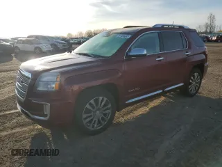 2016 GMC Terrain Denali z VIN 2GKFLVE38G6287353, wystawiony jako Copart lot #51496085 z przebiegiem 135 741 mil mil oraz Szkoda całkowita • Salvage title. Historia ofert i sprzedaży dostępna na DreamBid. Obrazek 1.