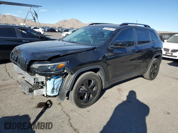 2021 Jeep Cherokee Altitude with VIN 1C4PJLLB4MD227491, listed as a Copart auction lot 87415774 with 29,223 mi miles and Salvage Title. Bid and sale history available at carsss.com. Image 1.