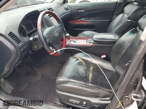 2009 Lexus GS 350 with VIN JTHCE96S390022663, listed as a Copart auction lot 53105095 with 260,044 mi miles and Salvage Title. Bid and sale history available at carsss.com. Image 7.