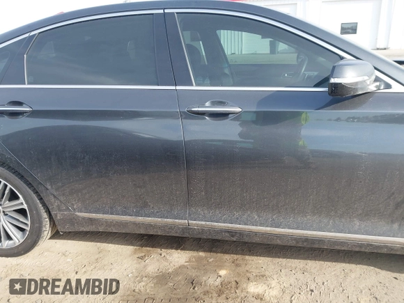 2018 Genesis G80 3.8L with VIN KMHGN4JE3JU230140, listed as a IAAI auction lot 41699214 with 35,864 mi miles. Bid and sale history available at carsss.com. Image 14.