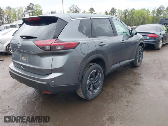 2025 Nissan Rogue SV with VIN 5N1BT3BA6SC817137, listed as a IAAI auction lot 42028063 with 3,742 mi miles and . Bid and sale history available at DreamBid. Image 4.