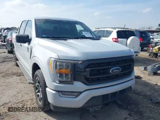 2021 Ford F-150 XL with VIN 1FTEW1C81MKD32891, listed as a IAAI auction lot 41599425 with 91,432 mi miles. Bid and sale history available at carsss.com. Image 1.