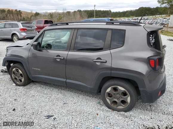 2016 Jeep Renegade Sport with VIN ZACCJAAT6GPD52707, listed as a Copart auction lot 49980735 with 140,575 mi miles and Salvage Title. Bid and sale history available at carsss.com. Image 2.