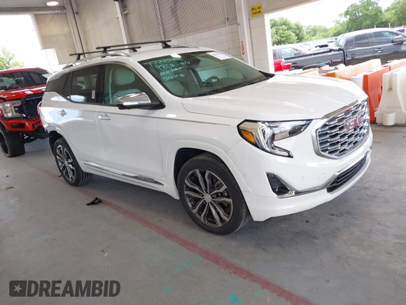 2020 GMC Terrain Denali with VIN 3GKALSEX6LL294108, listed as a IAAI auction lot 42595339 with 26,621 mi miles and . Bid and sale history available at DreamBid. Image 1.