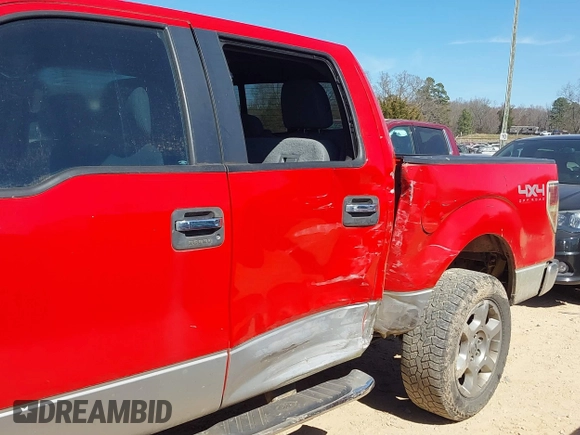 2013 Ford F-150 XL with VIN 1FTFW1EF2DFD62331, listed as a IAAI auction lot 41676224 with 156,450 mi miles. Bid and sale history available at carsss.com. Image 6.