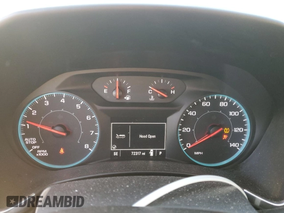 2021 Chevrolet Equinox LS z VIN 3GNAXHEV4MS115371, wystawiony jako Copart lot #48533025 z przebiegiem 72 317 mil mil oraz Szkoda całkowita • Salvage title. Historia ofert i sprzedaży dostępna na DreamBid. Obrazek 9.