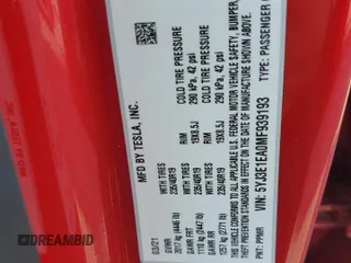 2021 Tesla Model 3 Standard Range Plus with VIN 5YJ3E1EA0MF939193, listed as a Copart auction lot 44625105 with 30,679 mi miles and Salvage Title. Bid and sale history available at DreamBid. Image 13.