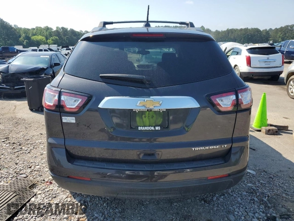 2016 Chevrolet Traverse LT with VIN 1GNKRGKD7GJ230735, listed as a Copart auction lot 54754965 with 104,312 mi miles and Salvage title. Bid and sale history available at DreamBid. Image 6.
