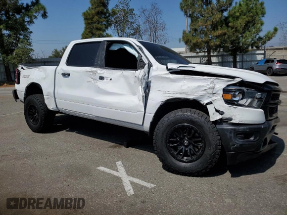 2023 Ram 1500 Tradesman with VIN 1C6SRFGT7PN684311, listed as a Copart auction lot 69792804 with 13,946 mi miles and Salvage title. Bid and sale history available at DreamBid. Image 4.