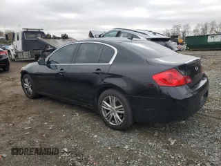 2012 Infiniti G25 x with VIN JN1DV6AR3CM730374, listed as a Copart auction lot 80447524 with 173,462 mi miles and Salvage Title. Bid and sale history available at carsss.com. Image 2.