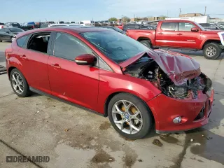 2013 Ford Focus SE with VIN 1FADP3K25DL123381, listed as a Copart auction lot 50444155 with 0 mi miles and Salvage Title. Bid and sale history available at carsss.com. Image 4.
